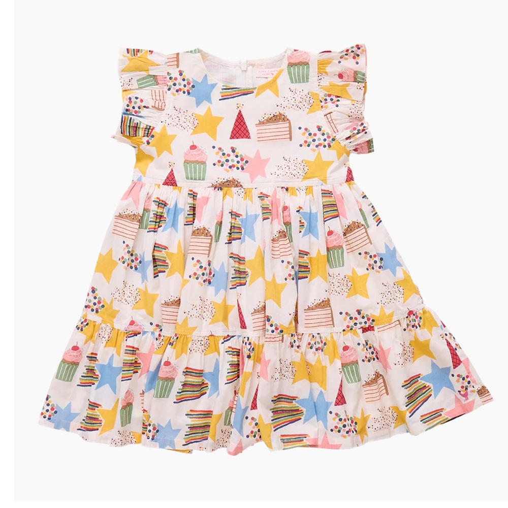 Pink Chicken party dress